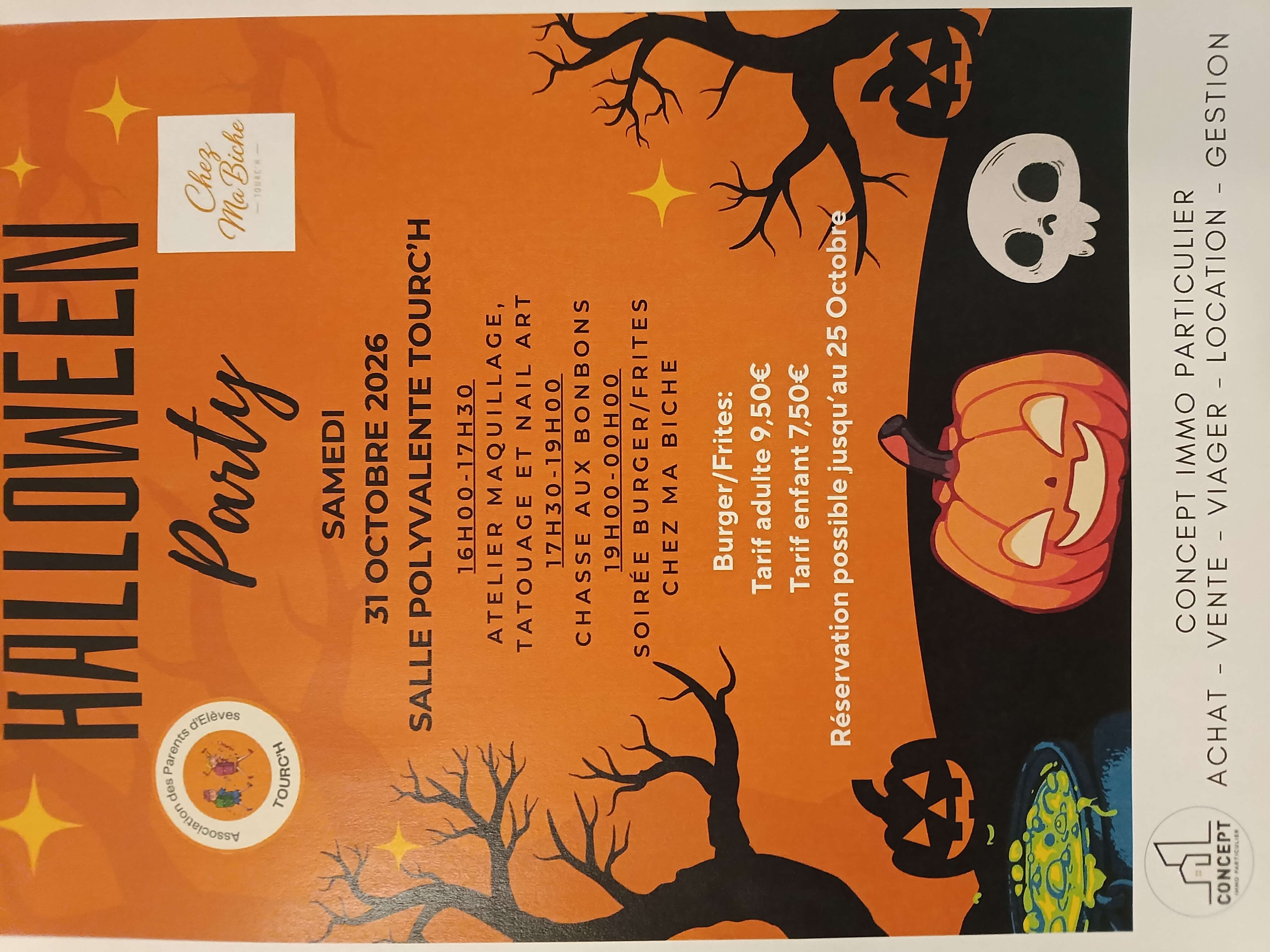 Soirée Halloween